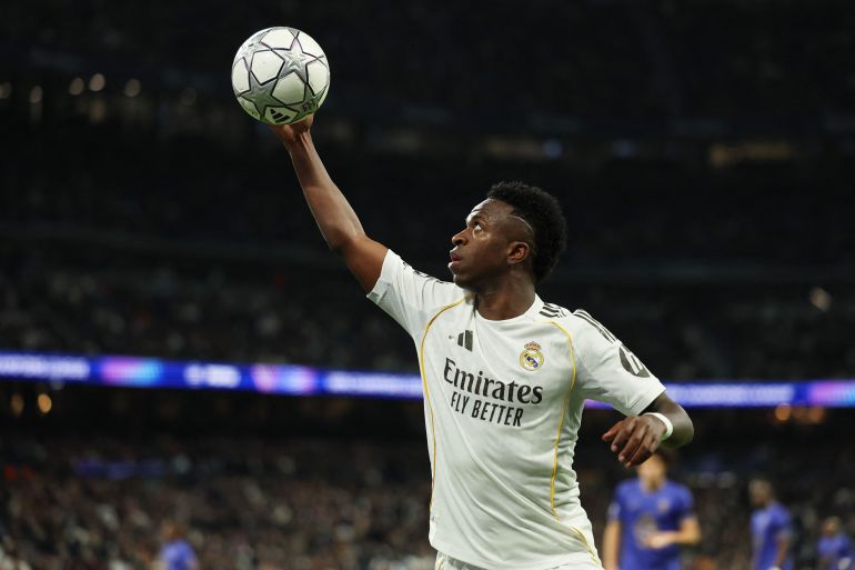 Vinicius Junior will hope to help Real Madrid's La Liga recovery
